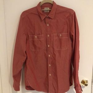 J Crew Small Red Causal Dress shirt